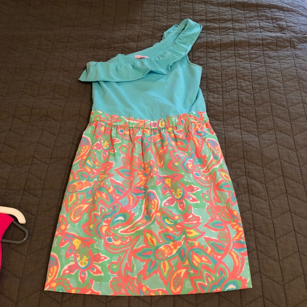 Lilly Pulitzer Dionne One Shoulder Dress